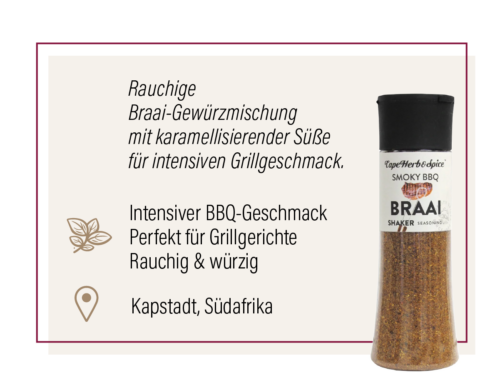 Cape Herb & Spice - Smoky BBQ Braai Shaker